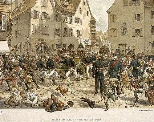 La place en 1860.