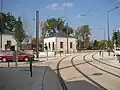 Ligne du Tram place du 117e RI.