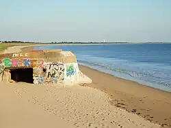 La plage.