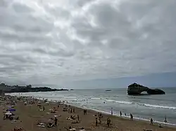 Plage du Miramar.