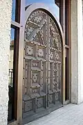 Porte de l'église Saint-Nicolas