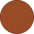 Planète sans noyau. Marron : roches/métaux.