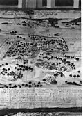 Plan de 1636, partie droite.