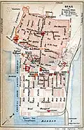 Plan de Sfax en 1916.