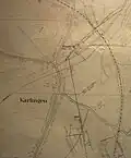 Plan d'exploitation du puits Saint-Max (Carling et L'Hôpital).