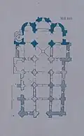 Plan de l'église Saint-Jean-Baptiste