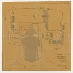 Plan de la cathédrale de Coutances (1907)
