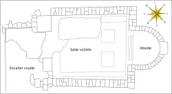Plan d'un édifice.