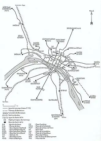 Voir la carte de la ligne.