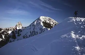 Le Plankenstein (à gauche) et le Risserkogel (au centre)