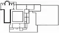 Plan de l'église et de l'ancien couvent