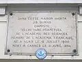Plaque au no&nbsp;3.