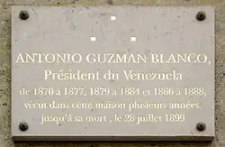 Plaque au no&nbsp;27.