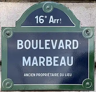 Voir la plaque.