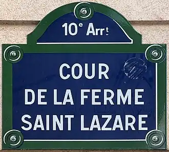 Voir la plaque.