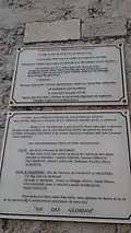 Plaque.