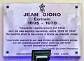 Plaque au no&nbsp;36.