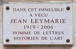 Plaque au no&nbsp;16.