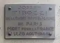 Plaque au no&nbsp;4.