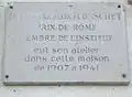 Plaque au no&nbsp;21.