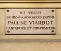 Plaque au no&nbsp;243.