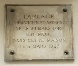 Au no 108 : Laplace.