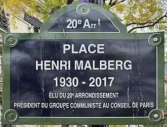 Voir la plaque.