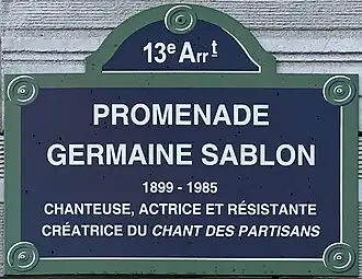 Voir la plaque.