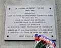 Robert Fouré, chef militaire de Libération-Nord, mort en déportation, habita au no 128.