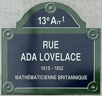 Voir la plaque.
