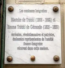 Plaque au no&nbsp;37.