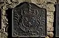 Plaque de cheminée représentant les Armes de France, fin du XVIIe siècle, Musée de semur-en-Auxois.