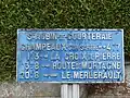 Plaque de cocher.