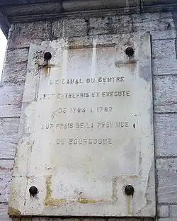 Plaque Gauthey