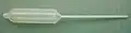 Pipette de transfert.