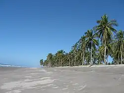 Plage à Corral de Mulas, Usulután.