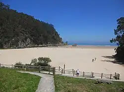La plage de La Franca (Colombres)