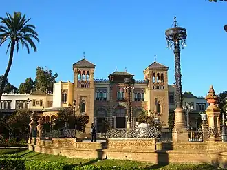Le pavillon mudéjar de l'Expo ibéro-américaine de Séville, actuel musée des coutumes et arts populaires