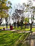 Plaza 30 de Noviembre près de la gare de Sudriers à Empalme Olmos.