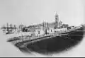 Place de la Recoleta avec une vue du cimetière et de l'église Notre-Dame del Pilar, photographie de Benito Panunzi en 1867.