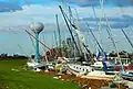 Dégâts de l'ouragan Ike (septembre 2008), qui a connu des pointes de vent de 190&nbsp;km/h