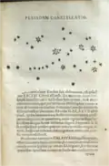 Dessin des Pléiades par Galilée