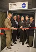 Inauguration du superordinateur en décembre 2008.