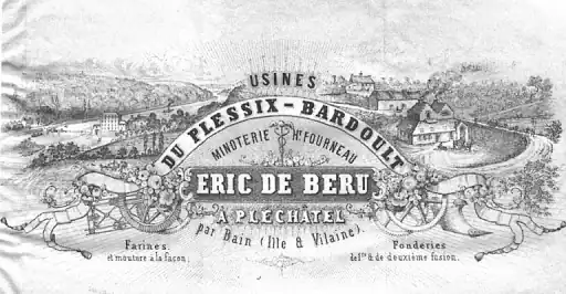 Plessis-Bardoult - Affiche forges et moulin.