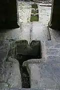 La fontaine Saint-Efflam: vue intérieure.