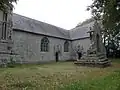 Vue méridionale du corps de la chapelle.