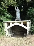 Statue du Sacré Cœur de Jésus Christ.