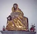 L'église Saint-Arzel : la piétà du XVe siècle.
