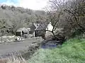 Le moulin à marée de Melin Mor : vue d'ensemble du site.