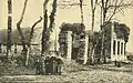 Les ruines du Cludon au début du XXe&nbsp;siècle.